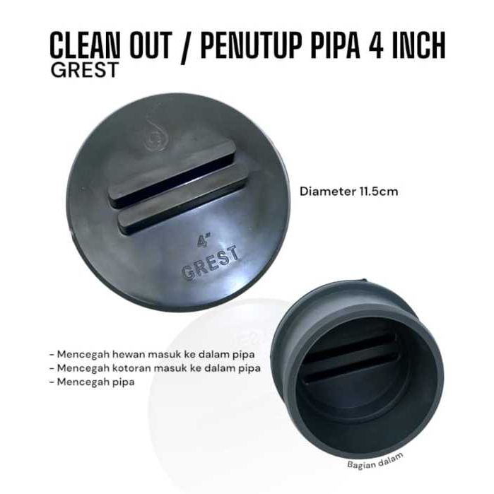 Clean out Grest 4"