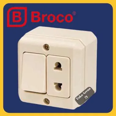 Sakelar engkel+Stop kontak OB Broco new ARDE