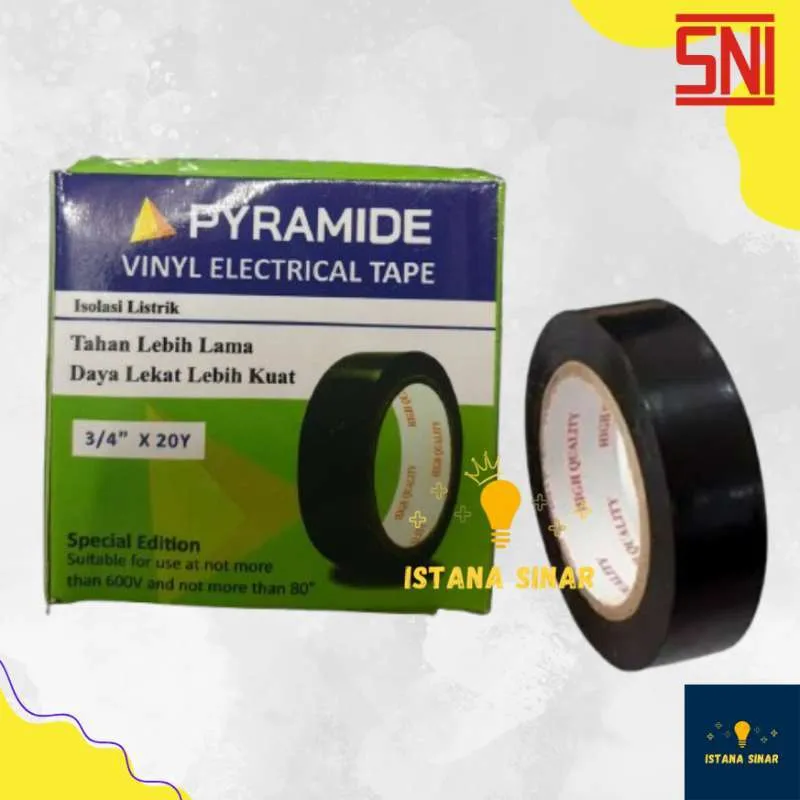 Isolasi PYRAMIDE 3/4 (hitam)