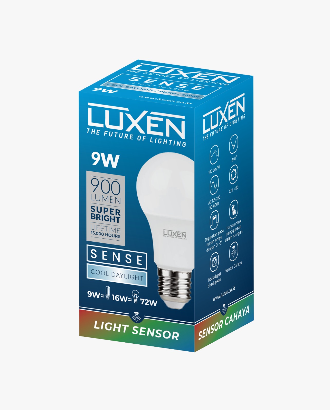 LED sensor LUXEN 9w