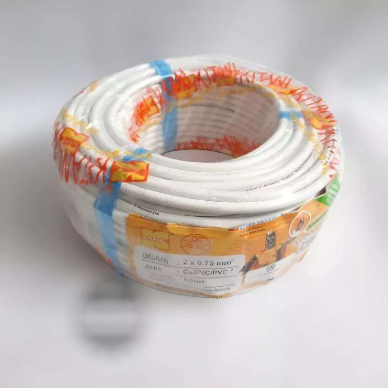 Kabel NYMHY KINTANI 2x0.75 (50m) putih