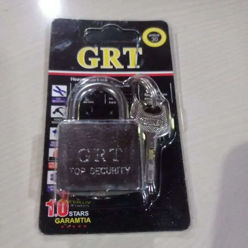 Gembok putih GRT 30P