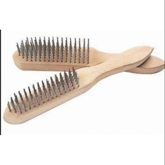 Sikat baja gg kayu
