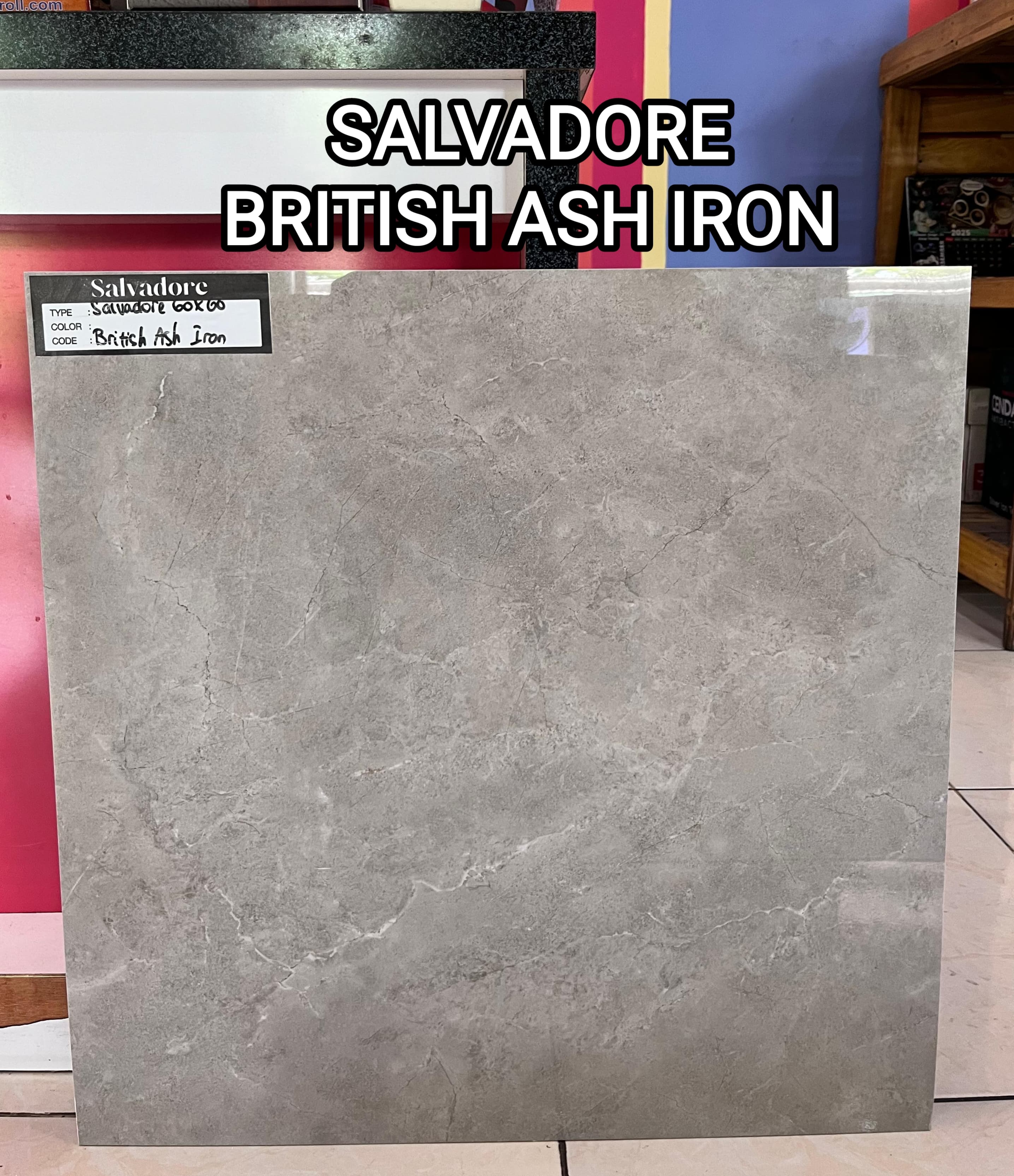 Granit BRITISH ASH IRON (60x60) random